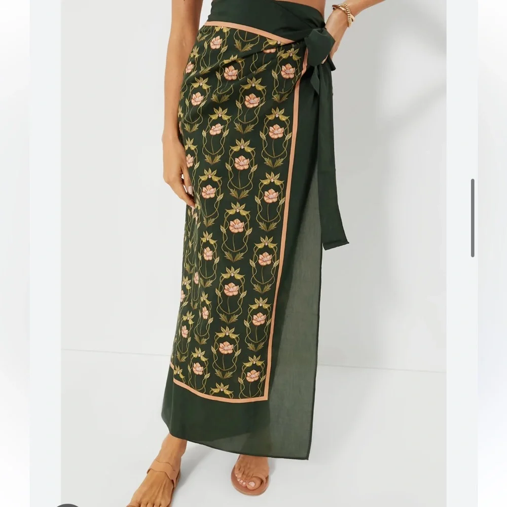 Agua by Agua Bendita Green Floral Swim Set - Picture 3 of 9